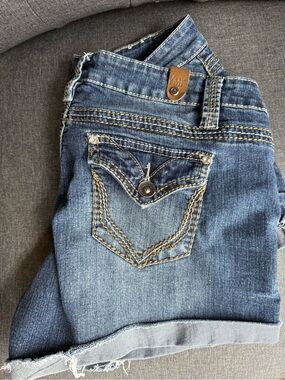 YMI Distressed Denim Shorts Size 11